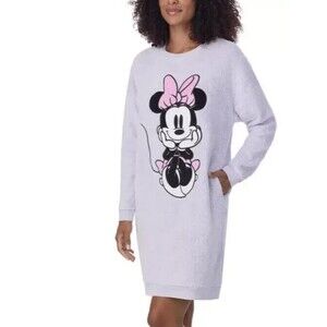 Disney Minnie Mouse Ladies' Plush Lounger,  Purple, XXL